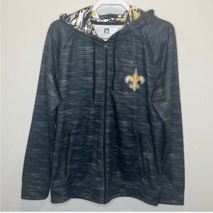 New Orleans Saints NFL Apparel Zip Up Jacket Men’s Size Medium